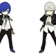 The heroes of Persona 3 (left) and Persona 4, updated for Persona Q: Shadow Of The Labyrinth